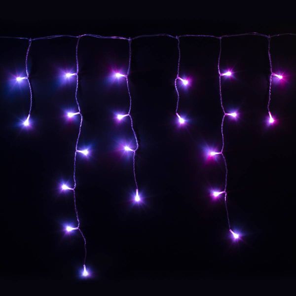 Smart LED Гірлянда Twinkly Icicle RGB 190, Gen II, IP44, довжина 5м, кабель прозорий TWI190STP-TEU фото