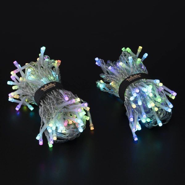 Smart LED Гірлянда Twinkly Icicle RGB 190, Gen II, IP44, довжина 5м, кабель прозорий TWI190STP-TEU фото