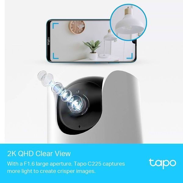 IP-камера TP-LINK Tapo C225 3MP N300 microSD motion detection 360&deg; mic TAPO-C225 фото