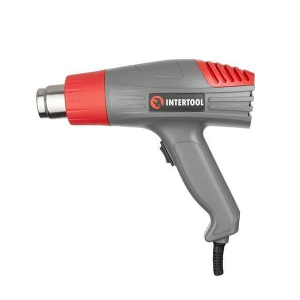 Фен технiчний 2000 Вт, 2 режими, 400-600 &deg;С, 300-500 л/хв INTERTOOL DT-2416 DT-2416 фото