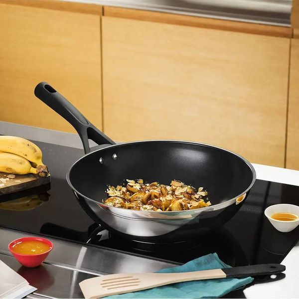 Сковорідка PYREX EXPERT Touch сковорідка WOK 28см б/кришки (ET28BWX/7646) ET28BWX/7646 фото