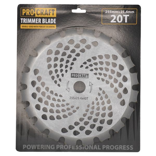 Нож 40T победитовый двухсторонний Procraft D255*25.4 PC-Н/P-2 фото