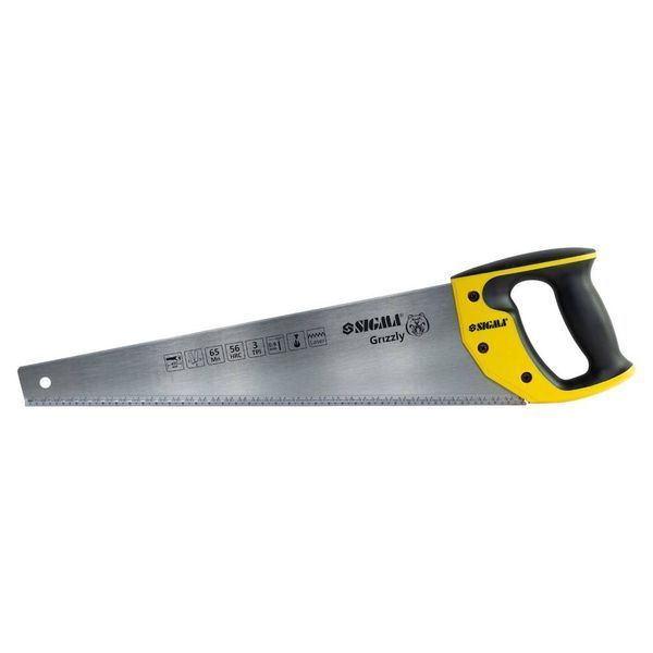Ножівка по дереву 450мм 3TPI Grizzly SIGMA (4400821) SG-4400821 фото