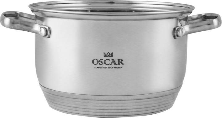 Каструля Oscar Grand 24 см (6 л) з кришкою (OSR-2001-24) OSR-2001-24 фото