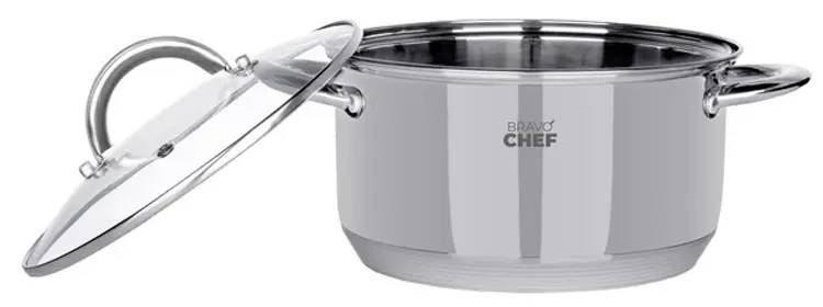 Каструля BRAVO CHEF 20 см (3.6 л) з кришкою (BC-2001-20) BC-2001-20 фото