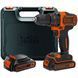 Дриль-шурупокрут акумуляторний BLACK+DECKER BDCDD186KB BDCDD186KB фото 1