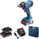 Гайковерт ударний Bosch GDX 180-Li, акумулятор, 2х18 В, 180 Нм, M6-M14, 1.1кг, кейс (06019G5223) 0.601.9G5.223 фото 7