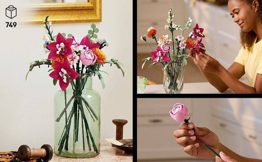 LEGO 10342 Botanicals Милый розовый букет цветов 10342 фото