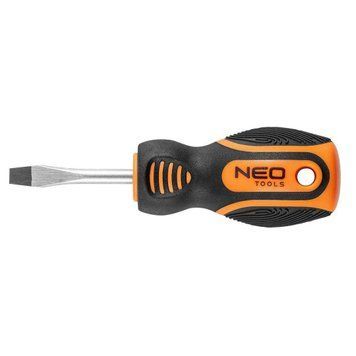 Отвертка Neo Tools, шлицевая 5.5x38 мм, CrV 04-173 фото