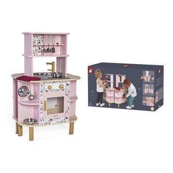 Игровой набор Janod Кухня розовая двусторонняя J06616 фото