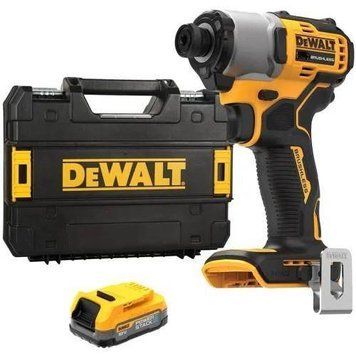 Шуруповерт ударный аккумуляторный бесщеточный DeWALT DCF840E1T DCF840E1T фото