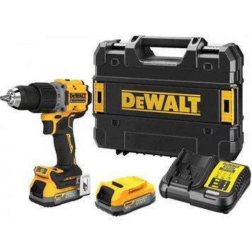Дрель-шуруповерт аккумуляторная бесщеточная DeWALT DCD800E2T DCD800E2T фото