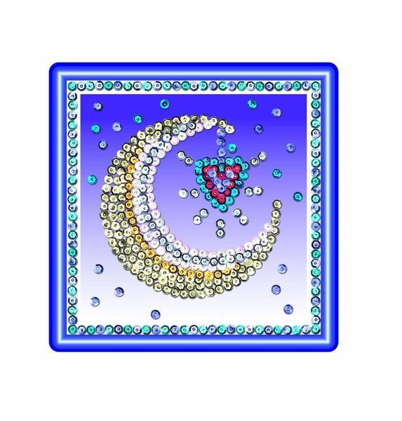 Набір для творчості Sequin Art SEASONS Cosmic, Sun, Moon and Stars (SA1511) SA1511 фото