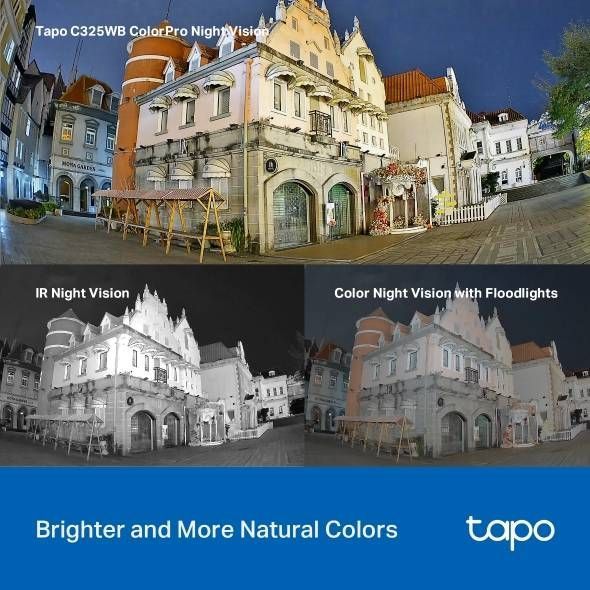 IP-камера TP-LINK Tapo C325WB 4MP N300 microSD наружная ColorPro TAPO-C325WB фото