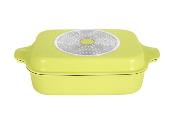 Гусятница RINGEL Zitrone Ростер 34x24x13.5 см (6+3л) з кришкою (RG-2108-34) RG-2108-34 фото