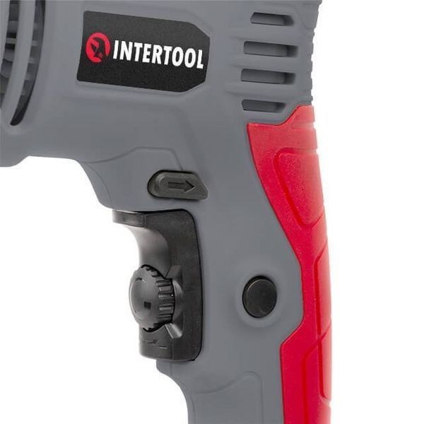 Дриль ударний 600 Вт, 0-3000 об / хв, 1.5-13мм, реверс INTERTOOL DT-0109 DT-0109 фото