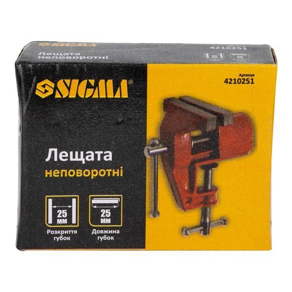 Лещата неповоротні 25мм для дрібних робіт SIGMA (4210251) SG-4210251 фото