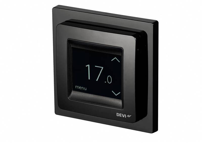 Терморегулятор сенсорний DEVI Devireg Touch Black 140F1069 фото
