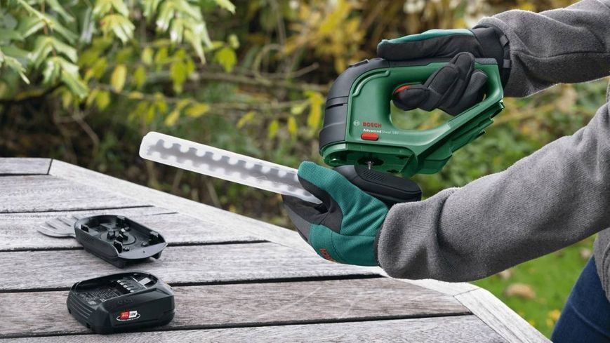 Ножницы для травы Bosch AdvancedShear 18В-10 + насадка кусторез (0.600.857.001) 0.600.857.001 фото
