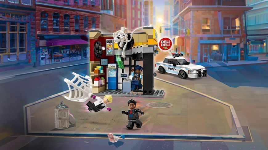 Конструктор детский LEGO Вселенная-паук: Майлз Моралес против Пятна (76311) 76311 фото