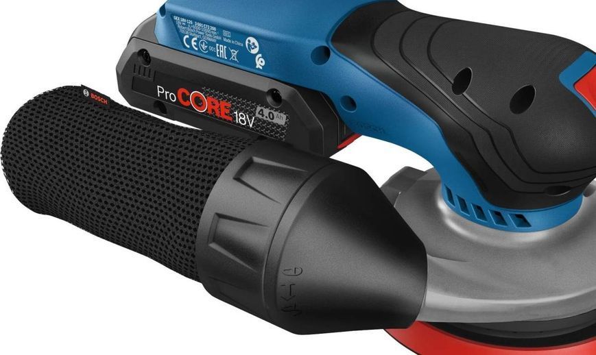 Шлифмашина эксцентриковая аккумуляторная Bosch GEX 18V-125 (0.601.372.201) 0.601.372.201 фото