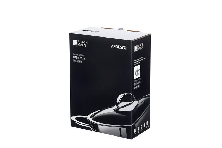 Каструля Ardesto BLACK MARS 1,8 л (AR0718S) AR0718S фото