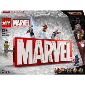 Конструктор LEGO Super Heroes Marvel Логотип и мини фигурки MARVEL 931 элемент (76313) 76313 фото