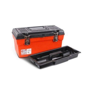 Ящик для інструменту з металевими замками, 16", 396*216*164 мм INTERTOOL BX-1116 BX-1116 фото