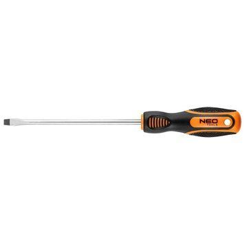 Отвертка Neo Tools, шлицевая 6.5x150 мм, CrV 04-175 фото