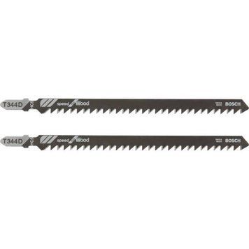 Полотно пилочное для электролобзика Bosch для дерева HSC, T344 D, 4х152мм, 2шт (2.609.256.720) 2.609.256.720 фото