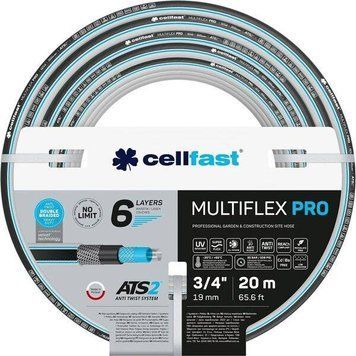 Шланг садовий Cellfast MULTIFLEX PRO 3/4" 20м (13-820) 13-820 фото