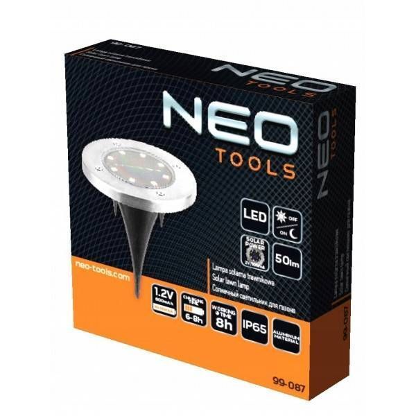 Сонячний світильник для газона Neo LED 50 лм (99-087) 99-087 фото