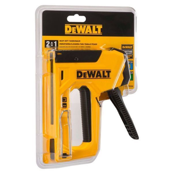 Степлер DeWalt Heavy Duty для скоб типа G 6-14 мм, гвоздей типа J 12, 15 мм (DWHTTR350-0) DWHTTR350-0 фото