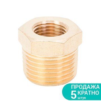 З'єднання FT 1/4" &times; MT 1/2" (латунь) SIGMA (7025521) SG-7025521 фото