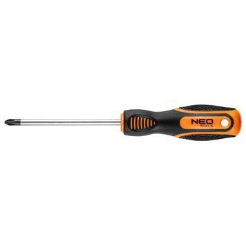 Отвертка Neo Tools, крестовая, PH2 x 100 мм, CrV 04-180 фото