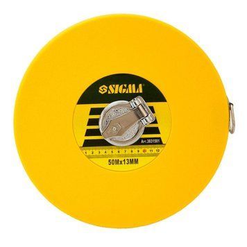 Рулетка стекловолокно 50м&times;13мм SIGMA (3831501) SG-3831501 фото