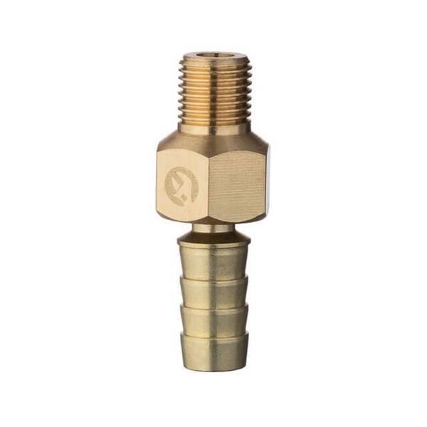 Шарнир поворотный наружная резьба 1/4" на шланг 12 мм, латунь STORM INTERTOOL PT-2207 PT-2207 фото