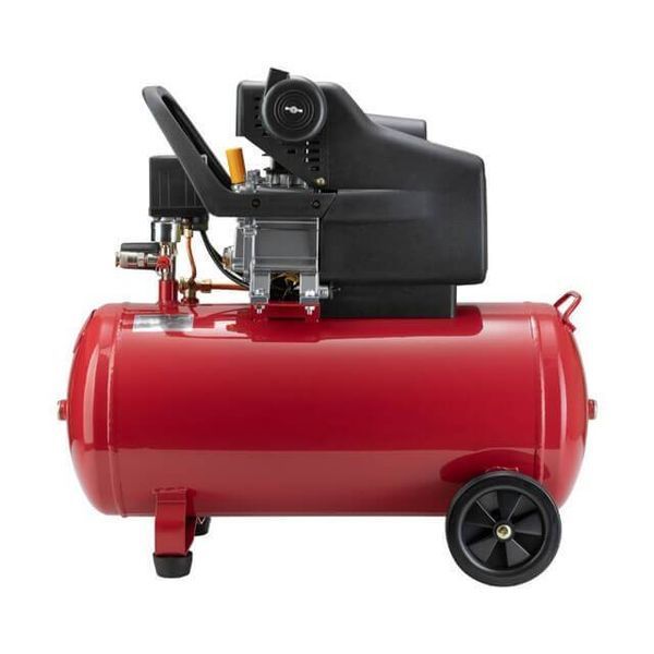 Компрессор 50 л, 1500 Вт, 220 В, 8 атм, 206 л/мин. INTERTOOL PT-0003 PT-0003 фото