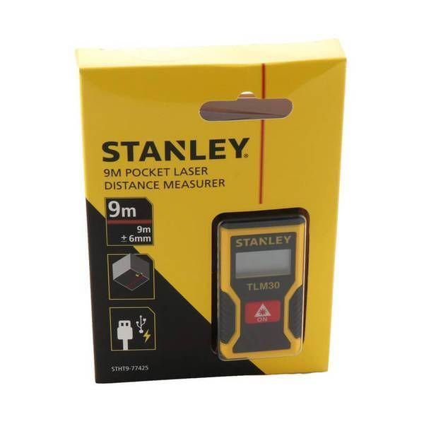 Далекомір лазерний Stanley TLM 30, 9м. STHT9-77425 фото