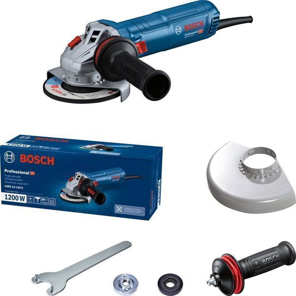 Шлифмашина угловая Bosch GWS 12-125 S (0.601.3A6.020) 0.601.3A6.020 фото
