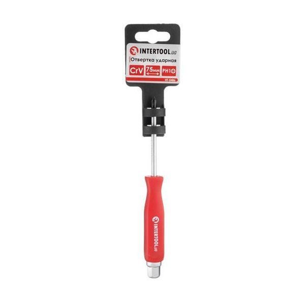 Викрутка ударна PH 1 x 75 мм, CrV INTERTOOL HT-0486 HT-0486 фото