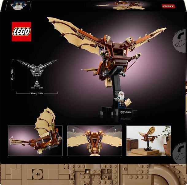 Конструктор LEGO Icons Летающая машина Леонарда да Винчи 493 элемента (10363) 10363 фото