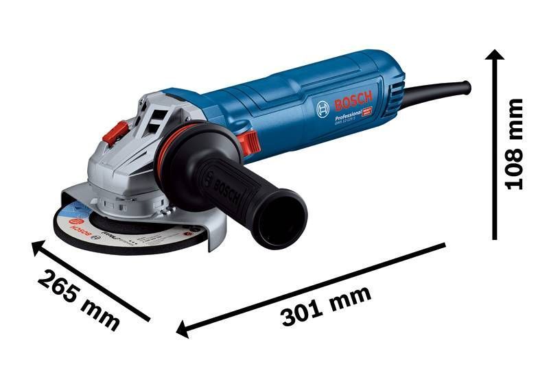 Шлифмашина угловая Bosch GWS 12-125 S (0.601.3A6.020) 0.601.3A6.020 фото