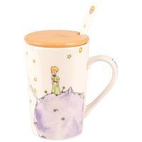 Чашка LED LITTLE PRINCE /360 мл/ з бамбук.кришк.та ложк.в кор.уп. (B060500) B060500 фото