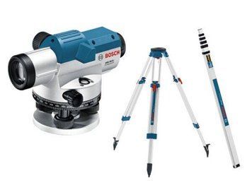 Оптический нивелир Bosch GOL 26 D+BT160+GR500 0.601.068.002 фото