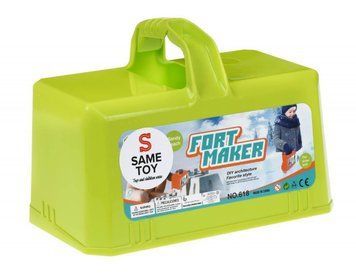 Игровой набор Same Toy 2 в 1 для лепки из снега и песка зеленый (618Ut-1) 618Ut-1 фото