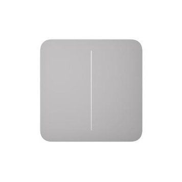 Кнопка для двоклавішного вимикача Ajax SoloButton 2-gang for LightSwitch, Jeweler, fog (000029814) 000029814 фото
