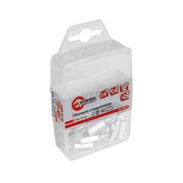 Комплек насадок до викруток 3 мм 1/4" x 25 мм уп. 25 од. INTERTOOL VT-0031 VT-0031 фото