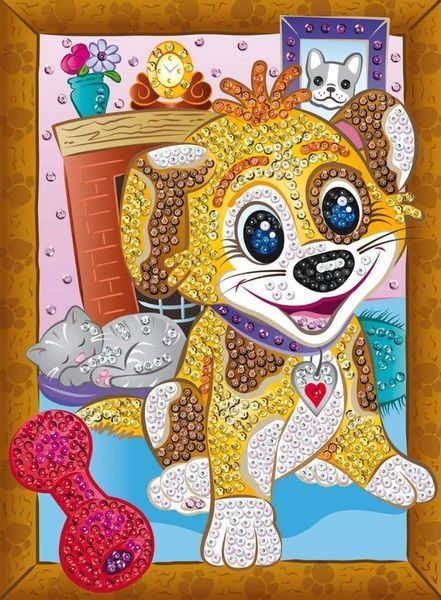Набір для творчості Sequin Art SMOOGLES Щеня (SA1816) SA1816 фото