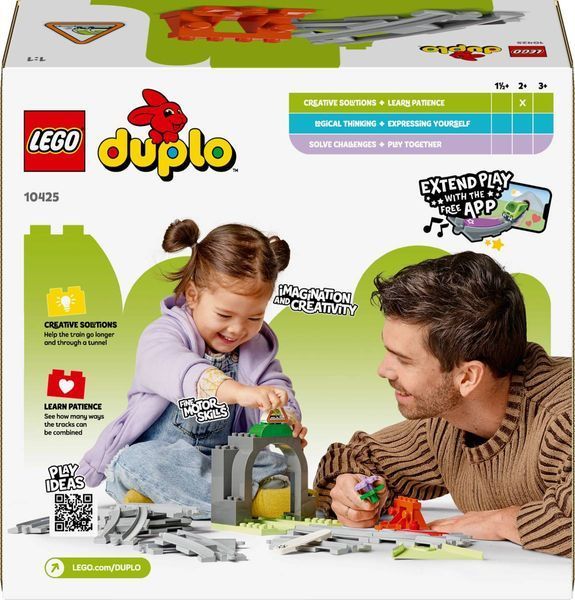 LEGO 10425 DUPLO Town Додатковий набір. Залізничний тунель і колії 10425 фото